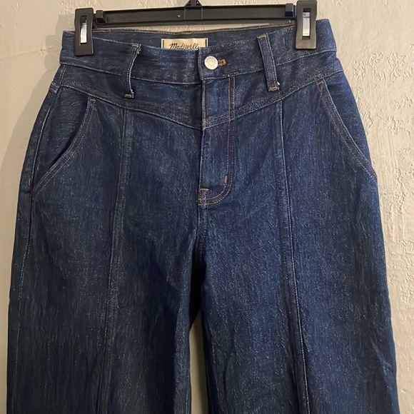 Madewell Perfect Vintage Straight Jean in Greenhaven Wash: Seamed Version - Picture 4 of 13